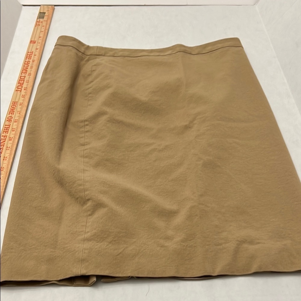 J. Crew Tan Pencil Skirt